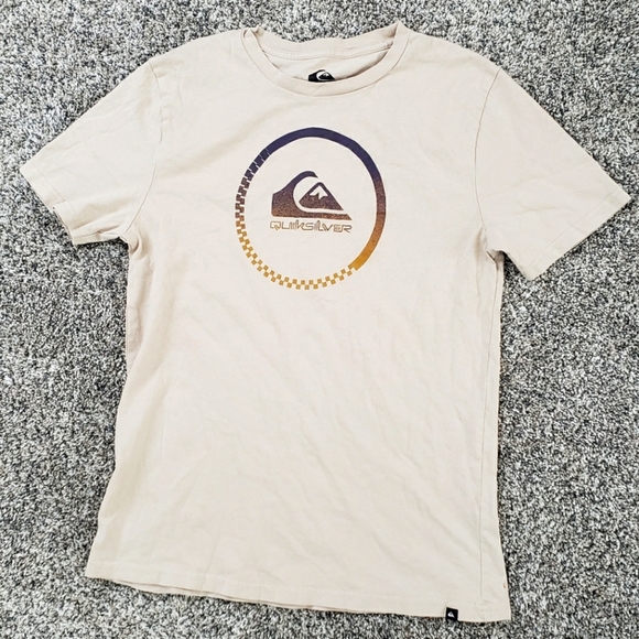 Quiksilver Men's Cream T-Shirt - Picture 1 of 4